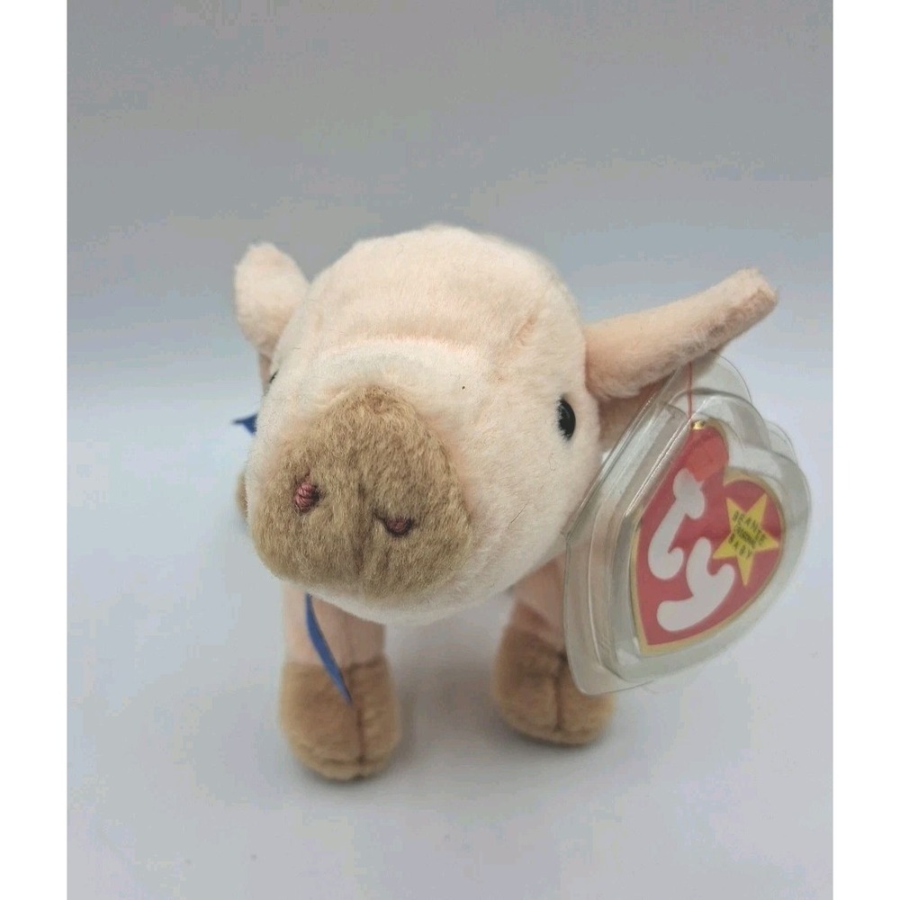 Ty Beanie Baby Knuckles The Pig 1999 Plush Toy With Tags 42470